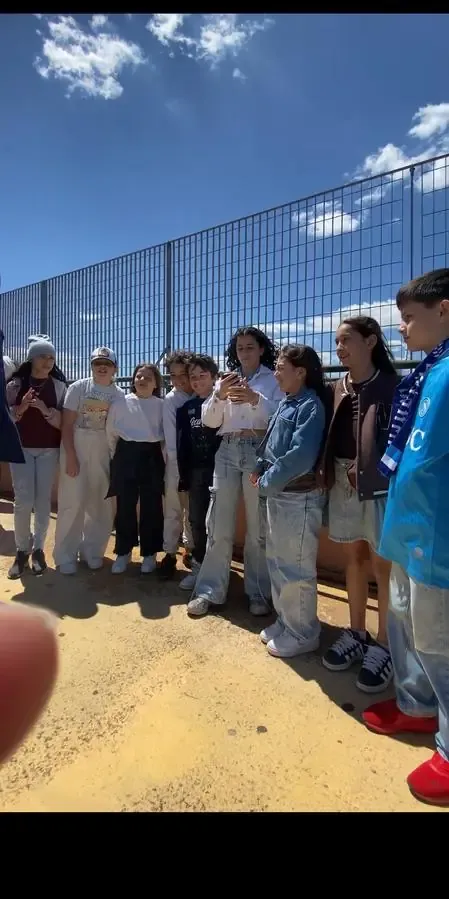 Bambini allo stadio con Napoli Women